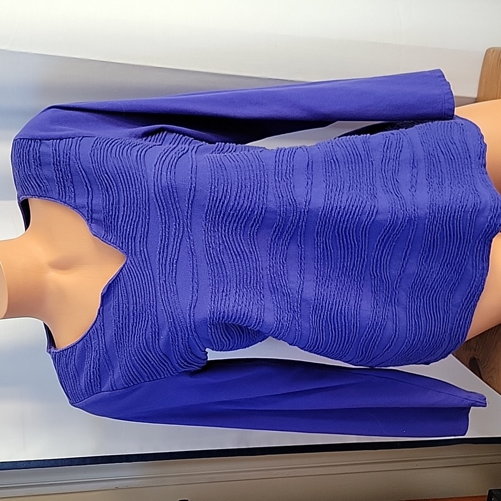 Liz Claiborne Long-Sleeve Purple Top